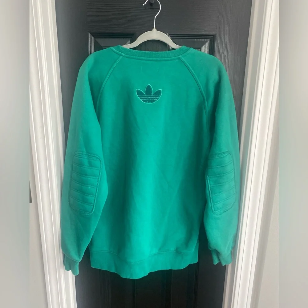 Adidas Originals Embossed Premium Fleece Crewneck Sweater-Size L